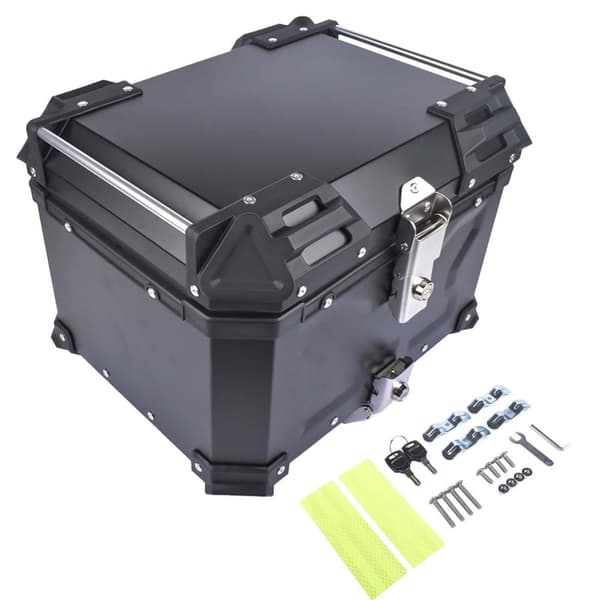 Motorcykel Bagageboks, Universal Passer, 45L Kapacitet