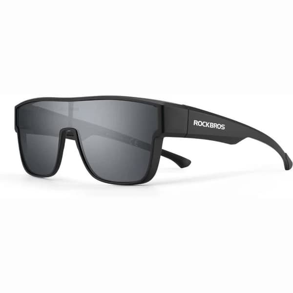 Cykelbriller med polariseret stel og UV 400 filter, grå