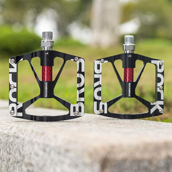 Aluminiumlegering MTB plattform cykelpedalset - svart