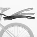 Miniatyrbild 1 av 6: Bakre cykelskärm med rött LED-ljus - svart