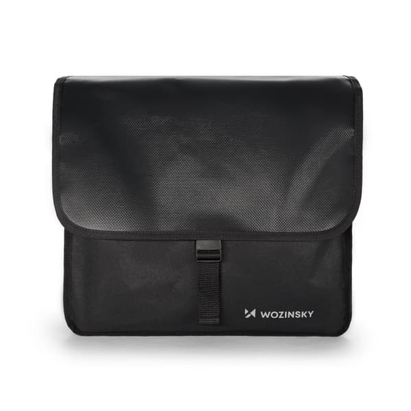 Dobbelt cykeltaske, 28 l, sort
