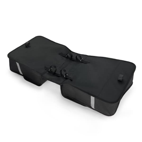 Dobbelt cykeltaske, 28 l, sort