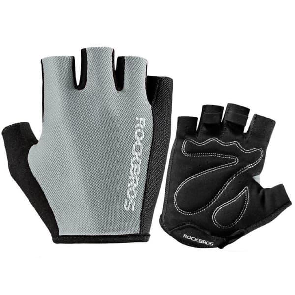 Rockbros cykelhandsker L - grå