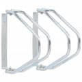 Miniatyrbillede 1 af 7: vidaXL væghængte cykelstativer 2 stk. galvaniseret stål