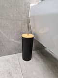 Miniatyrbillede 7 af 10: Badeværelsessæt børstedispenser, sæt med 6 elementer, sort