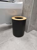 Miniatyrbillede 8 af 10: Badeværelsessæt børstedispenser, sæt med 6 elementer, sort