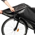 Miniatyrbillede 2 af 4: Vandtæt cykelovertræk med hul til hjullås, str. S - sort