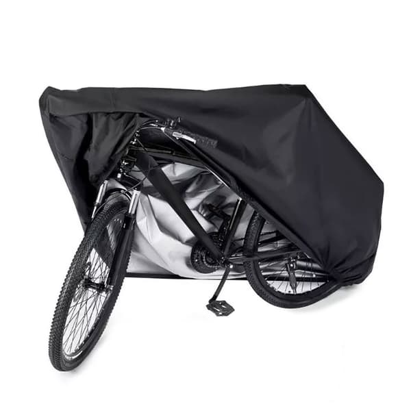 Överdrag, presenning, grillöverdrag, cykel, motorcykel, trädgårdsmöbler, XL, svart