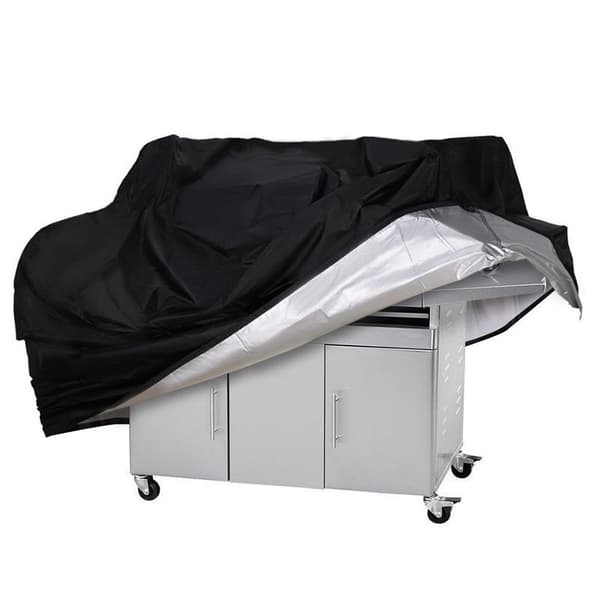 Överdrag, presenning, grillöverdrag, cykel, motorcykel, trädgårdsmöbler, XL, svart