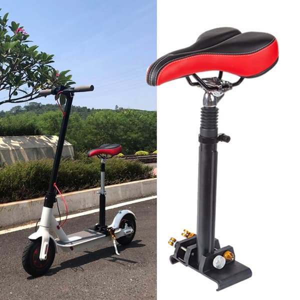 Sähköpotkulautan istuin, säädettävä korkeus 40-60 cm, mukava PU-satula, helppo asennus