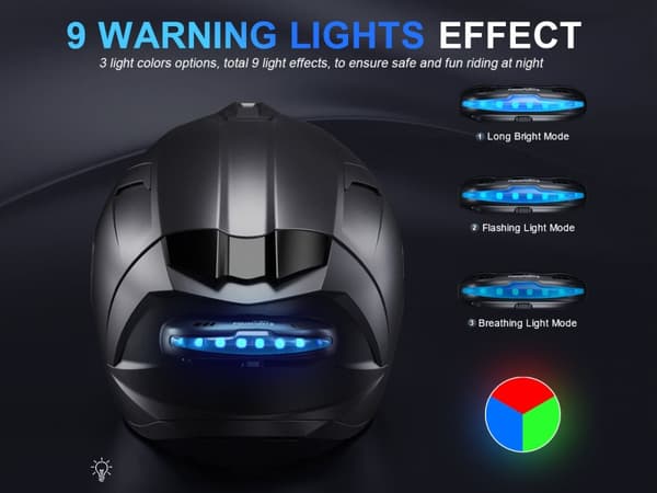 Moottoripyörän Bluetooth-välinetuki, 1000 m kantama, FM-radio, IP67 vesitiivis