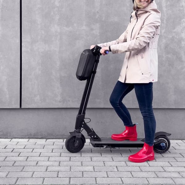 Vandtæt scooterstyrtaske 4 l sort