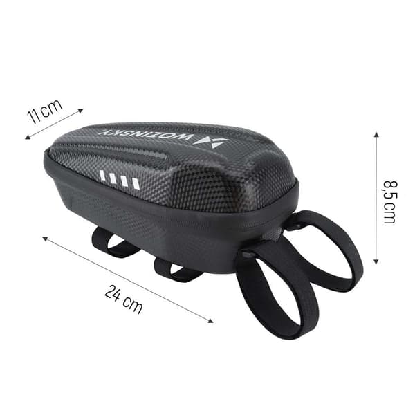 Vandtæt scooterstyrtaske scootertaske 2 l sort