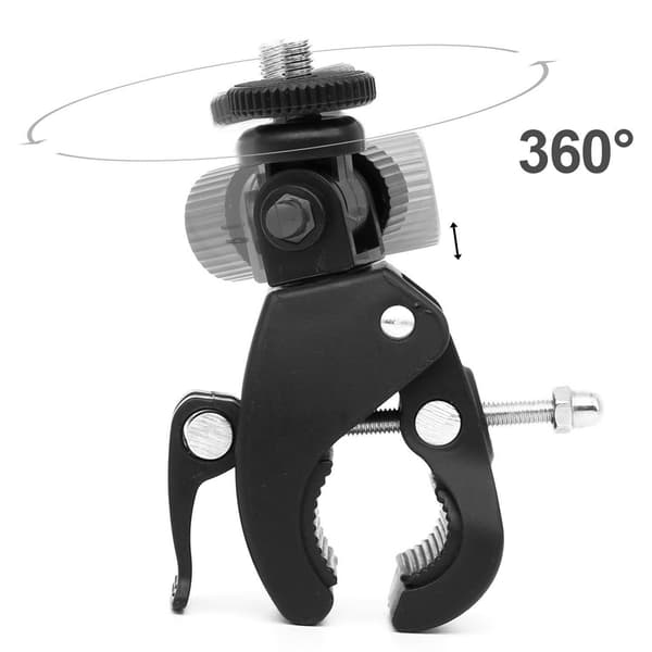 Styrhållare för GoPro kamera, vridbar 360 grader
