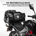 Miniatyrbild 4 av 4: Praktisk vattentät motorcykelväska fäst i sätet, 55L, svart