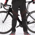 Miniatyrbillede 2 af 6: Termocykelbukser, beskyttelse mod vand og vind, str. M, sort