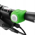 Miniatyrbillede 2 af 6: Elektronisk cykelklokke i silikonehus - grøn