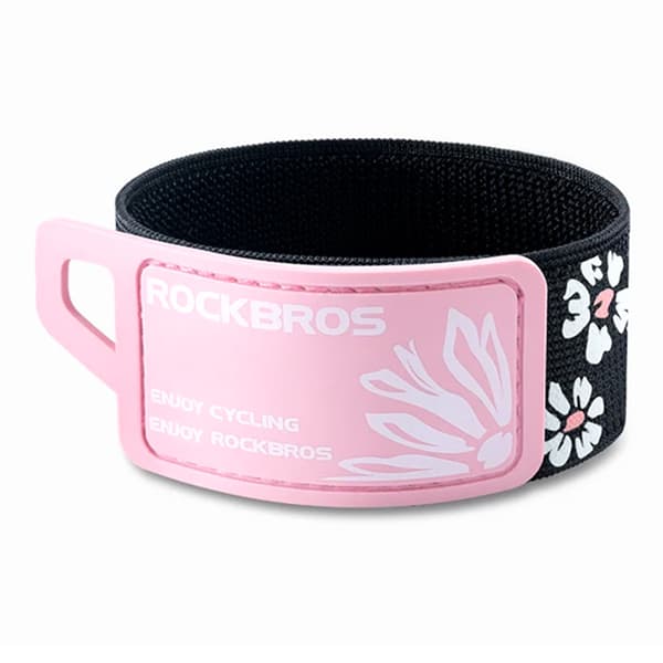 Refleksbånd til cykel, ben, hånd, rygsæk - pink