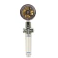 Miniatyrbillede 4 af 8: Brusehoved med guld turbine ventilator