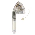 Miniatyrbillede 7 af 8: Brusehoved med guld turbine ventilator