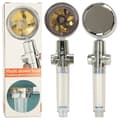 Miniatyrbillede 1 af 8: Brusehoved med guld turbine ventilator