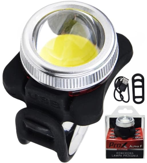 PROX ALPHA F USB främre cykellampa 130 LM