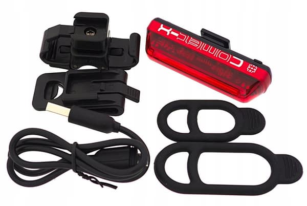 MOON COMET-X USB baglygte til cykel 25/50 lm
