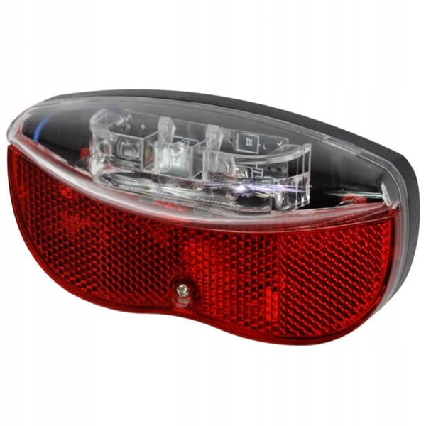 2K LED-lampe til cykelstativ med R6-reflektor