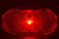 Miniatyrbillede 3 af 6: 2K LED cykelholderlys med reflektor ba