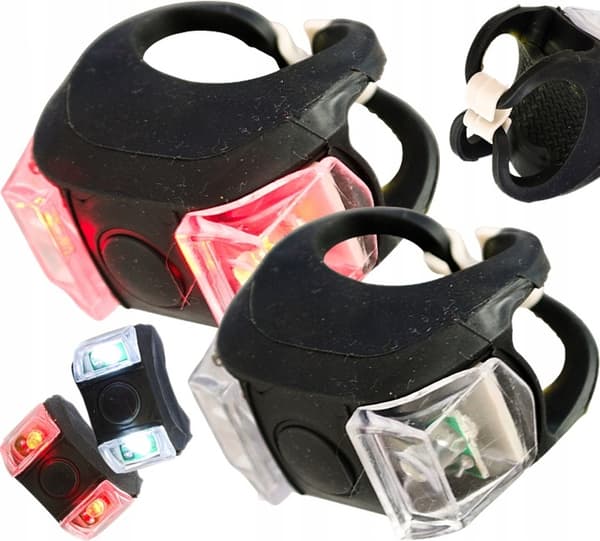 CYKELLAMPOR LED CYKELLAMPA FRAM BAK 2ST.