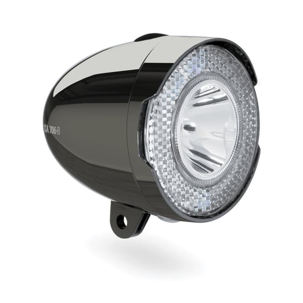 Framgaffel LED-cykelbelysning AXA NOX CITY 4LX POWERFUL 15 meter.