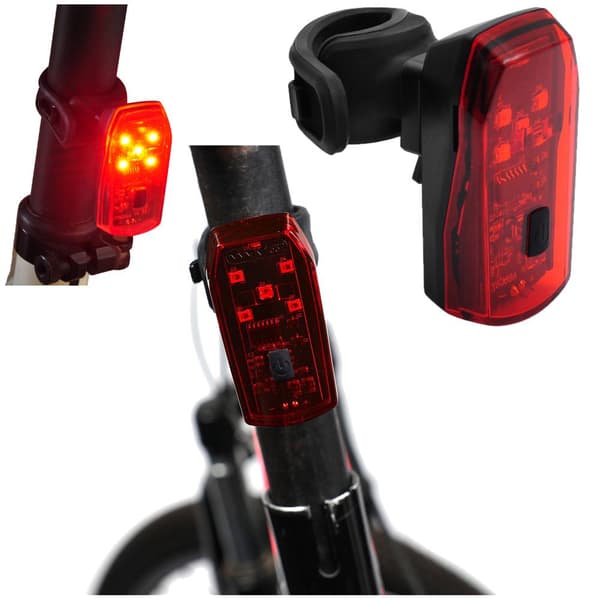 TAKAVALAISIN 5 LED STOP-toiminnolla TAKAVALAISIN STOP-toiminnolla 17lm