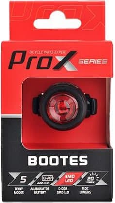 Baglygte med stopfunktion PROX ARA II COB LED + XPE LED 50lm