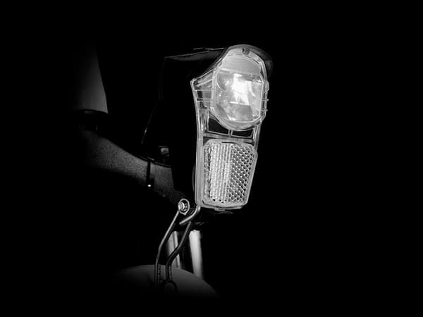 Retro 3 LED cykellygte til gaffel AAA BATTERIER