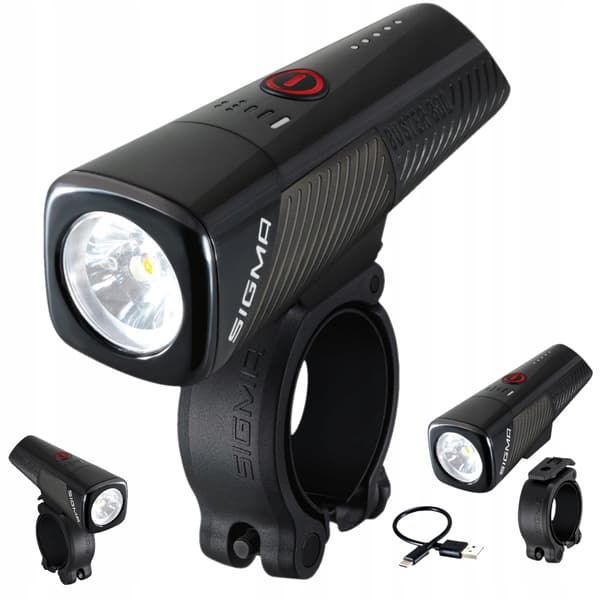 SIGMA FRÄMRE CYKELLAMPA 800LM USB-C LED CREE
