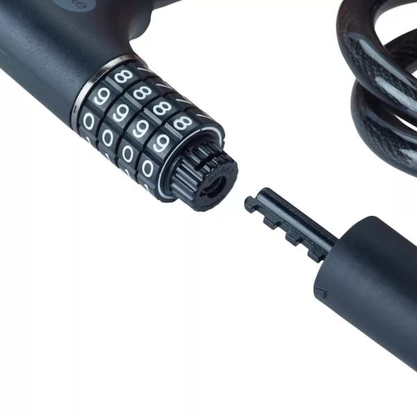 Linka rowerowa stalowa zamkiem szyfrowym i kluczem 12x1000mm Yale Essential Security Combination & Nyckelkabellås