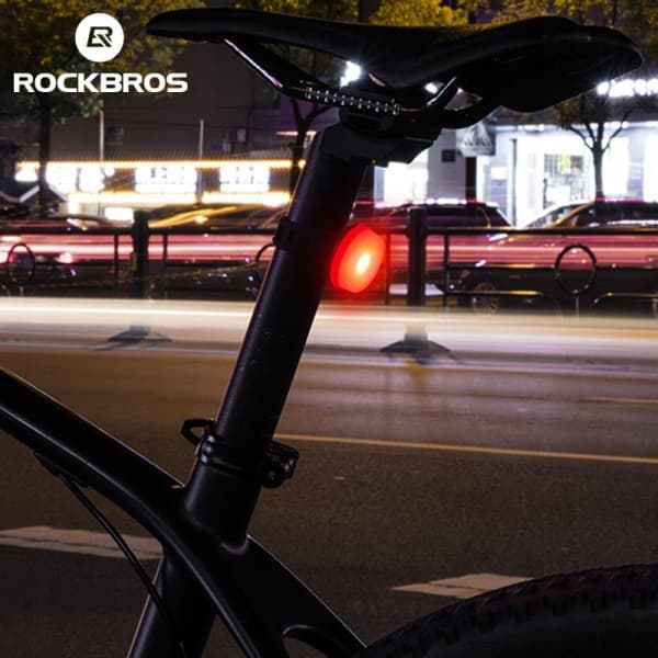 Rockbros TL905 LED cykelljus bak för sadelstolpe