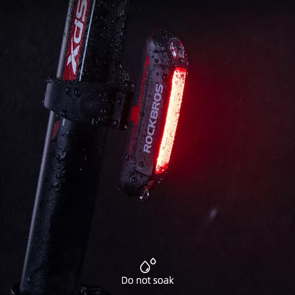 Rockbros A54BK 100 LM LED IPX5 cykelbaglygte til sadelpind