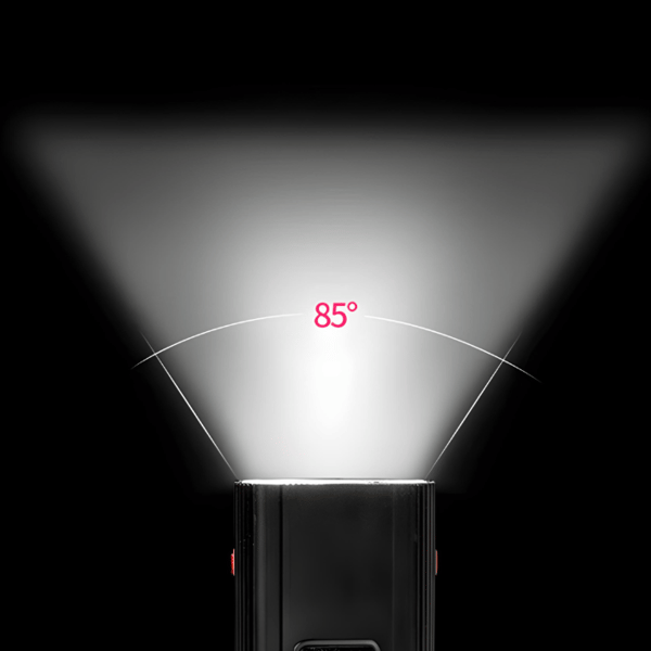 Superkraftig uppladdningsbar cykellampa 2x LED ROXAR T6 1500lm Powerbank