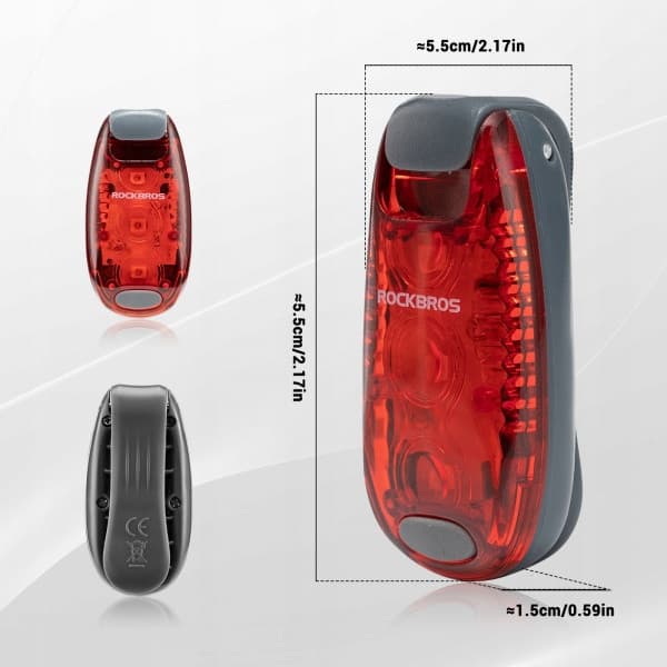 Cykelbaglygte, mini universal ROCKBROS (ZPWD-1)