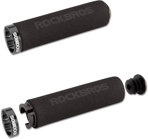 Greb, ROCKBROS cykelgreb, sort (BT1001BKBK), sorte spænder