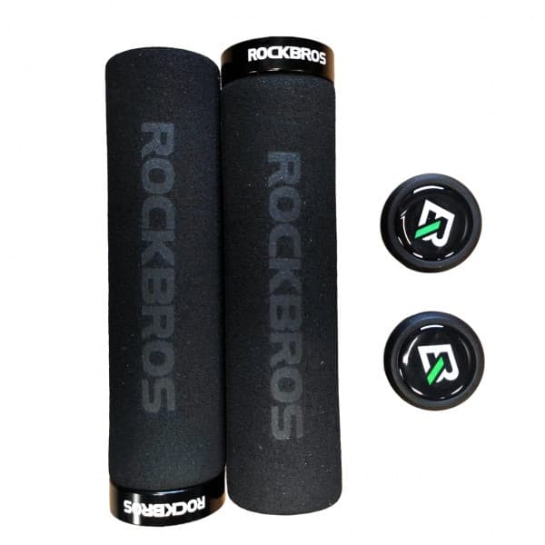 Greb, ROCKBROS cykelgreb, sort (BT1001BKBK), sorte spænder