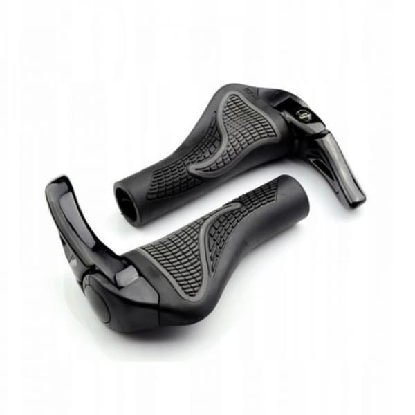 Cykelgreb og greb med horn ROCKBROS Sort (BT1008B)