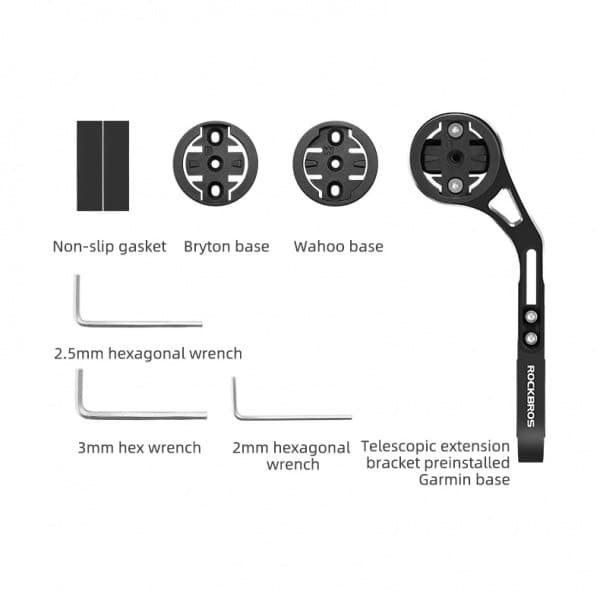 Udvidet cykelholder til Garmin Edge / Magene ROCKBROS 29210015001