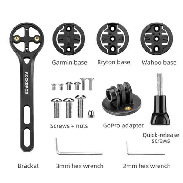 Universal tæller og lampeholder i aluminium ROCKBROS (29210012002)