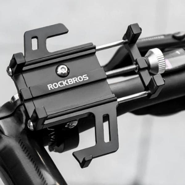 ROCKBROS metal cykeltelefonholder (699-BK) sort
