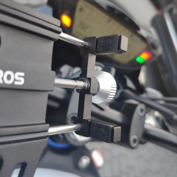 ROCKBROS metal cykeltelefonholder (699-BK) sort