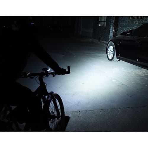 Vattentät LED Cykellampa med Cykeldator och Tuta | Fram- och Baklyse