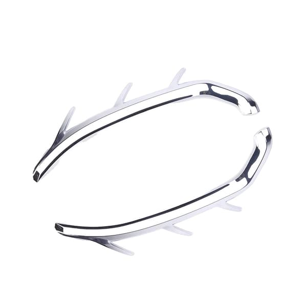 Pystysuorat ilmanvaihtoreunat Honda Gold Wingille, ruiskupuristettu ABS, helppo asennus,Kromi