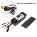 Miniatyrbillede 2 af 2: Elcykel Navmotor Controller, 36V250W til 48V750W Kompatibilitet, BF-UART Protokol,750W Controller Boks